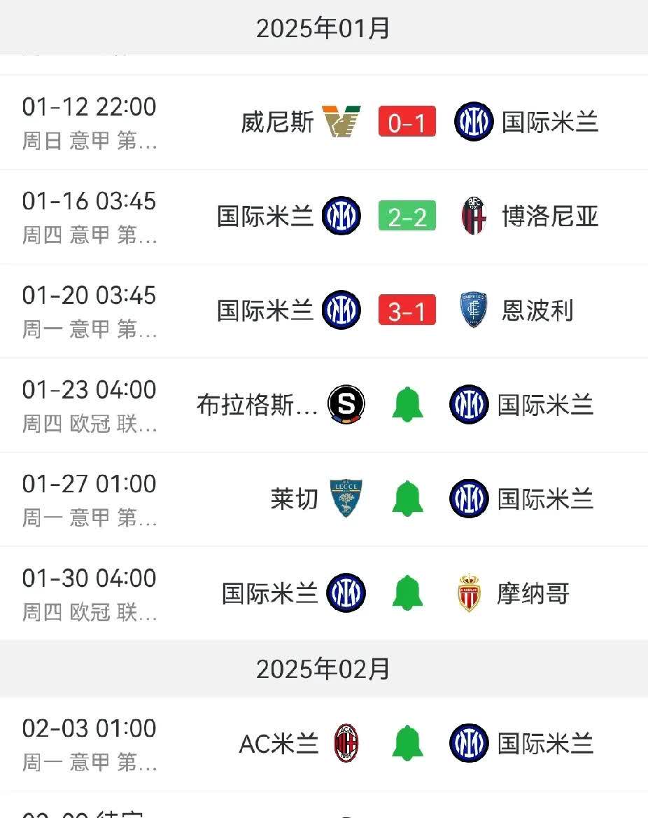 包含巴勒莫主场不敌国际米兰，积分榜受挫的词条